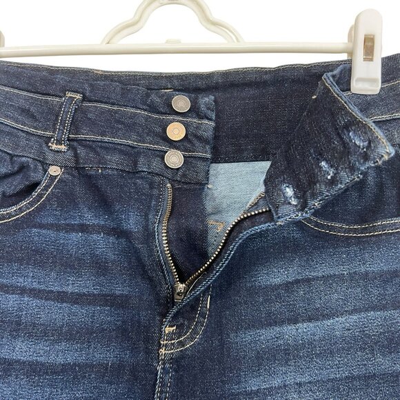 KanCan High Rise Super Skinny Admiral Jeans 11 / 29 KC7386D Dark Wash Zip Fly - Picture 2 of 7